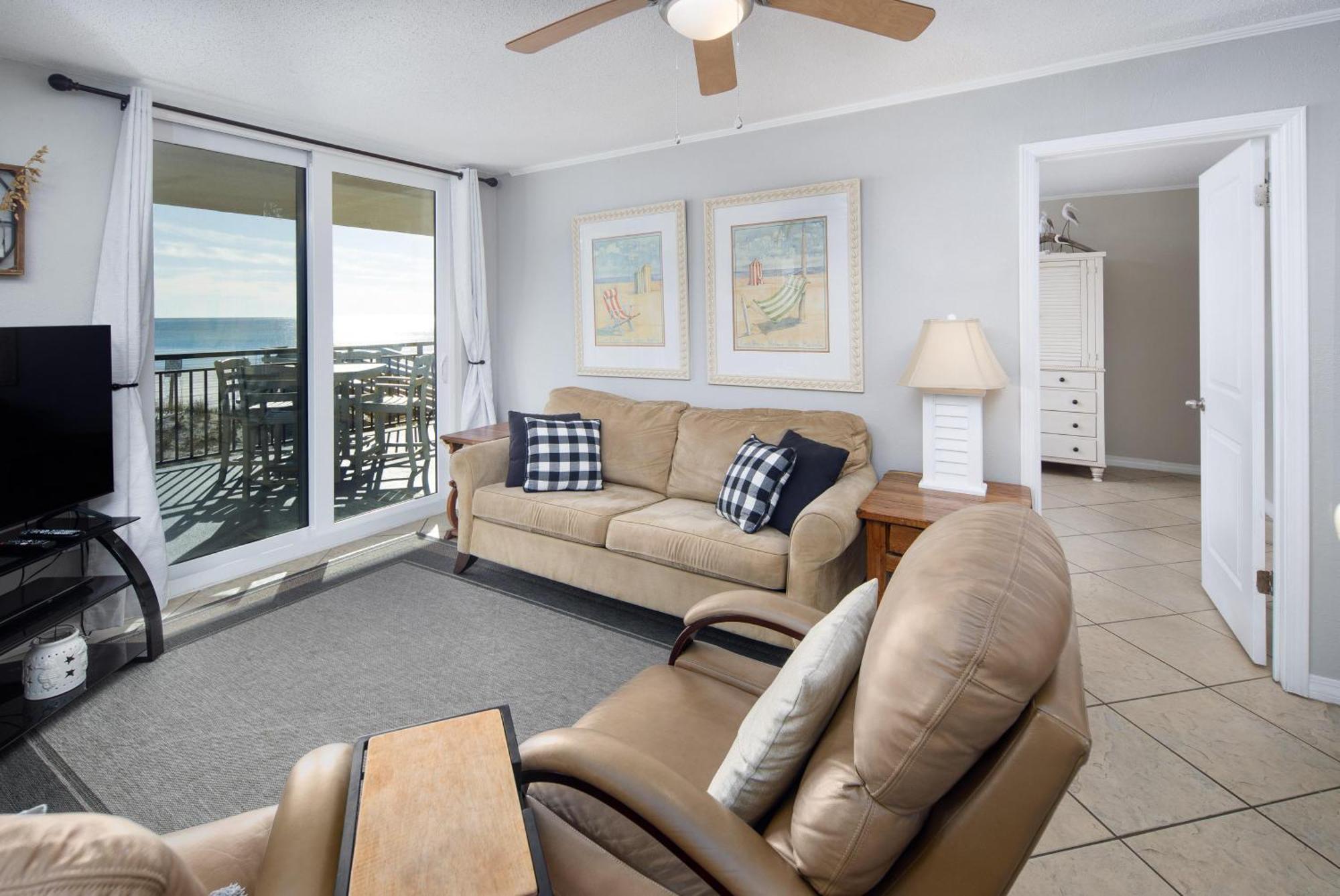Nautilus 1201 - Gulf Front 2 Bedroom Huge Wrap Around Balcony 2Nd Floor! フォート・ウォルトン・ビーチ エクステリア 写真